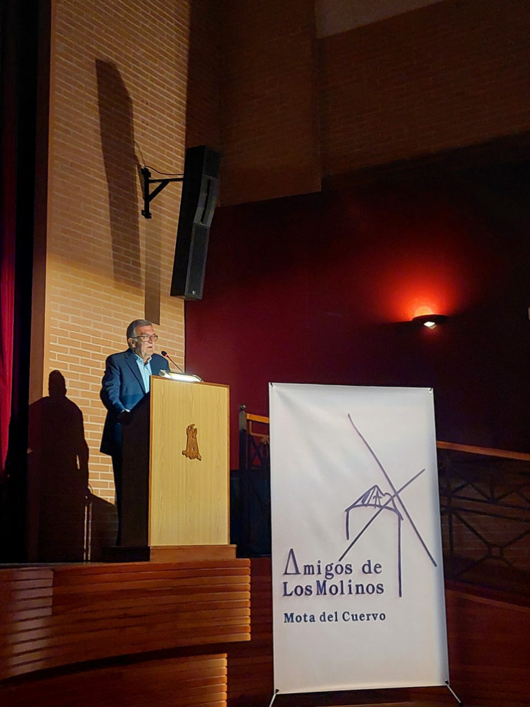 D. Rafael Peñalver. Presidente de la Asociación de Amigos de los Molinos